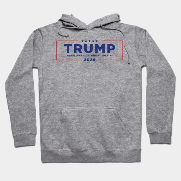 Trump 2024 Hoodie by MZeeDesigns